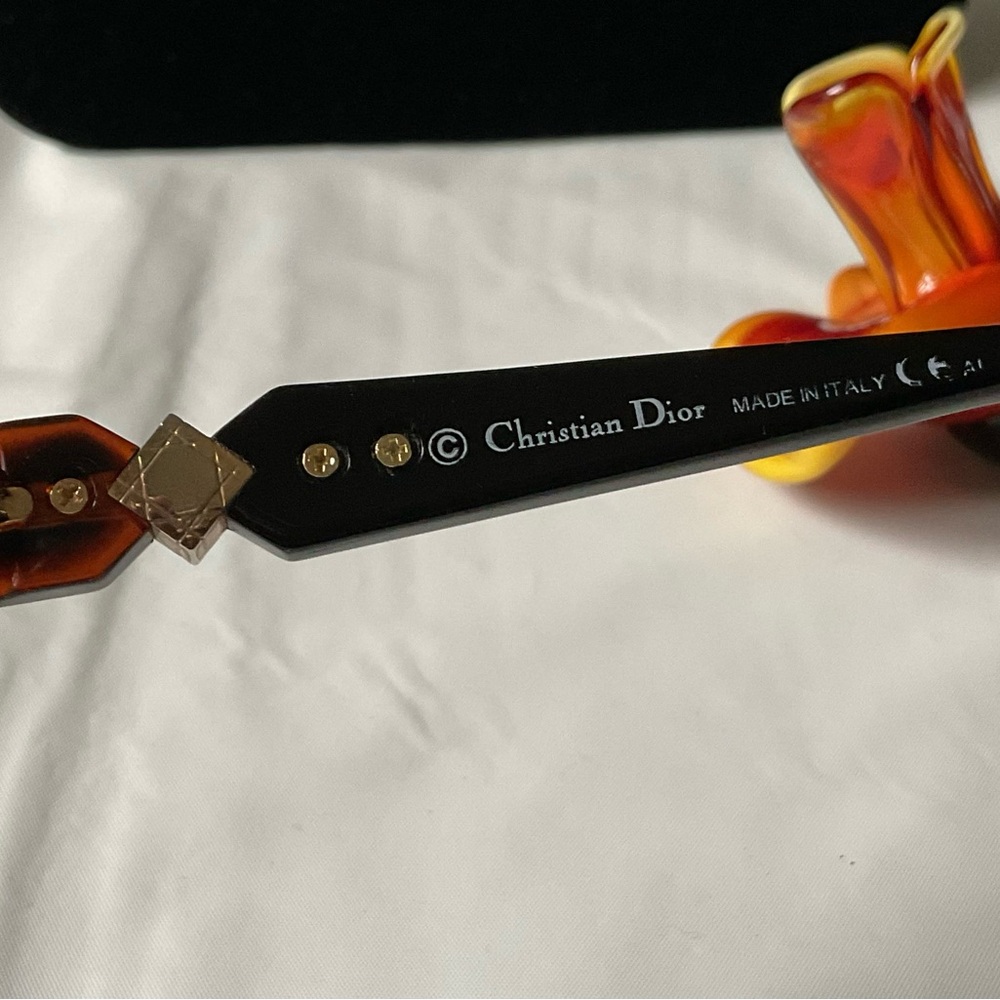 DIOR ZEMIRE2 Sunglasses I7HJS Glitter Brown 56-17-125 Read Description - Picture 7 of 11